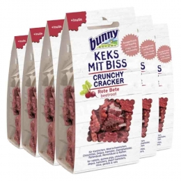 6xBunnyNatureCrunchyCrackerRodeBiet50gr