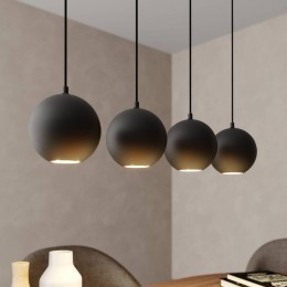 HELAMHanglampMidnightinzwart4-lampslang