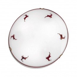 austroluxPlafondlampNonnahertwit-rood40cm