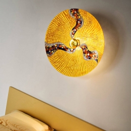 KOLARZLunaKissgoudwandlamp24kt89cm
