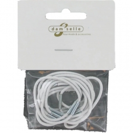 DamselleElastiekWitKlein12stuks
