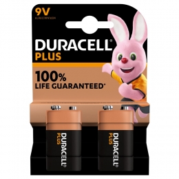 10xDuracellAlkalineBatterijenPlus1009V2stuks