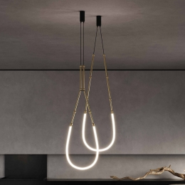 KarmanLedaLEDhanglamp100x300cmIP20brons