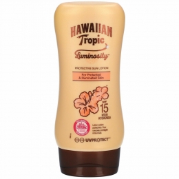 6xHawaiianTropicLuminosityZonnebrandLotionMediumSPF15180ml