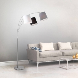 JUSTLIGHTGmbHVloerlampMelvin3-lampszwartgrijswit