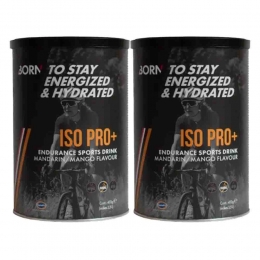 2xBornDrinkIsoProPlusMandarinMango410gr