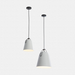 LEDS-C4Napahanglamp28cmgrijs
