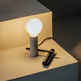 LEDS-C4NudeTinytafellampE27grijszwart