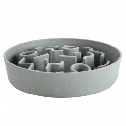 District70HondenvoerbakAnti-schrokbakBambooijsblauwMaat28cm