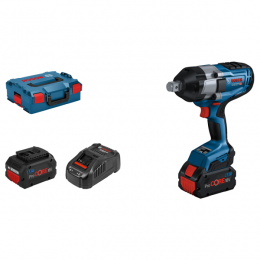 BoschGDS18V-1050H18VLi-IonAccuBiTurboSlagmoeraanzetterSet2x80AhInL-Boxx-1700Nm-34-Koolborstelloos