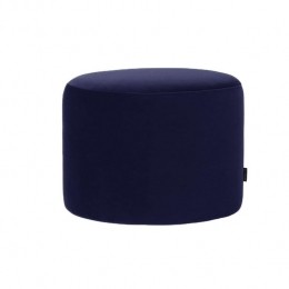 Bronx71VelvetpoefAnnadonkerblauw