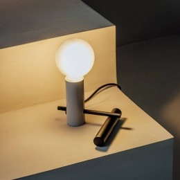 LEDS-C4NudeTinytafellampE27grijszwart