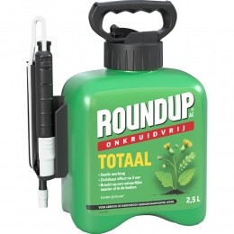 2xRoundupACTotaalOnkruidvrijOnkruiddrukspuit25liter