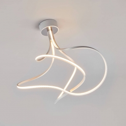 DomiluceLEDplafondlampLungoaluminiumhoogte42cm