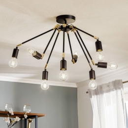 DomilucePlafondlampStikinzwart8-lamps