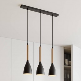 LuminexHanglampMuza3-lampslangzwarthoutlicht