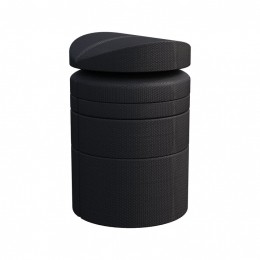 RugStretcherSet-5-Delig-Verstelbaar-Antislip-Tot300kg-Zwart-GorillaSports