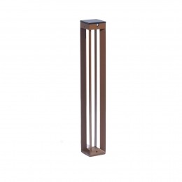 LesJardinsLEDlampopzonne-energieBornesensor90cmcorten