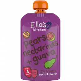 EllasKitchenKnijpzakje4mPeerNectarineGuava120gr