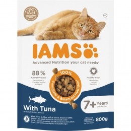 IAMSCatSenior7KattenvoerTuna800gr