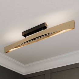 QuitaniplafondlampLianmessingzwart
