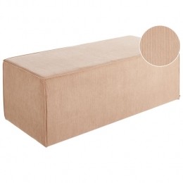 Beliani-VINITA-Poef-Beige-Corduroy