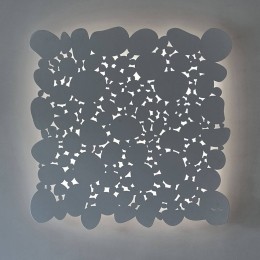 MartinelliLuceCelluleLEDwandlamp60x60cm
