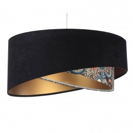 MacoDesignHanglampViviendriekleurigzwartkleurrijkgoud
