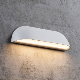 NordluxLEDbuitenwandlampvoorzijde26wit