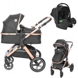 LorelliViolaBlackDiamonds3-in-1CombiKinderwageninclSpiritAutostoel