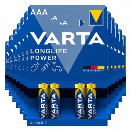 12xVartaLonglifePowerAlkalineBatterijenAAA4stuks
