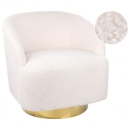 Beliani-LAVIK-Fauteuil-Off-white-Polyester