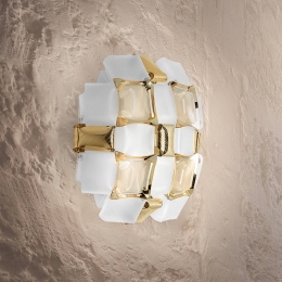 SlampMidawandlamp32x32cmgoudwit
