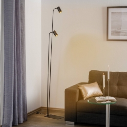 NowodvorskiLightingVloerlampMonoII2-lampszwart
