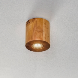 SOLLUXLIGHTINGPlafondlampAraalscilindervanhout