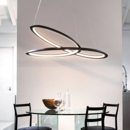 NEMOKeplerhanglamp2700KDown84cmzwart