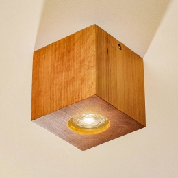 SOLLUXLIGHTINGPlafondlampAraalshoutenkubus
