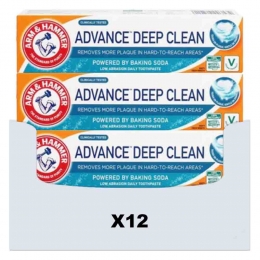 12xArmHammerTandpastaDeepClean75ml