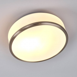 SearchlightPlafondlampFlushIP4428cmzilvergesatineerd