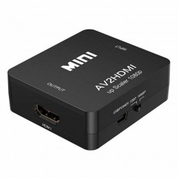 TulpnaarHDMIConverter-AVComposietRCAToHDMIAudioVideoKabelAdapter-Zwart