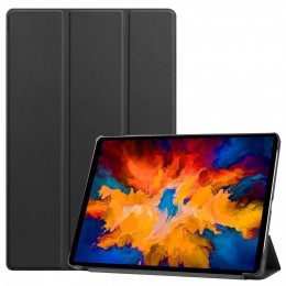 TabletHoesgeschiktvoorLenovoTabP11Pro115inch-Tri-FoldBookCase-CovermetAutoWakeFunctie-Zwart