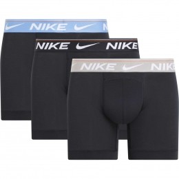 NikeDri-FITUltraComfortBoxershortBrief3-PackZwartGrijsLichtblauw