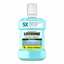 ListerineMondwaterCoolMintMildeSmaakZonderAlcohol1liter