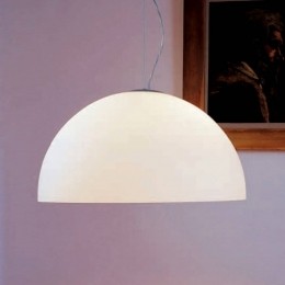OluceSonora-Hanglampvanopaalglas38cm