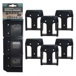 StealthMountsBM-MK40-BLK-6AccuhouderVoorMakita40VXGT-Zwart-6-pack
