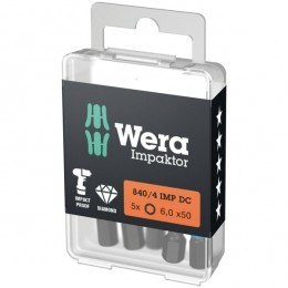 Wera0505764600114ImpaktorInbusBit-60X50mm5st