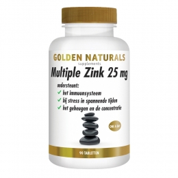 GratisVerzendingGoldenNaturalsMultipleZink25mg90tabletten