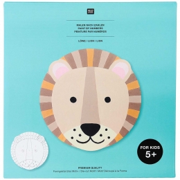 Kidsschilderenopnummerset-leeuw