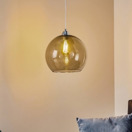 SOLLUXLIGHTINGHanglampColourglazenkapgrafietgrijs