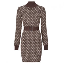 KorteJurkGuessLISE4GLSBELTEDDRESSSWTR